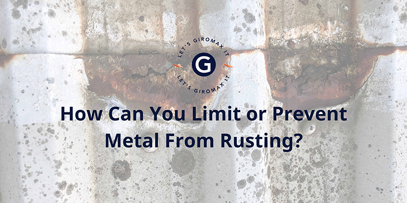 How can you limit or prevent metal from rusting?