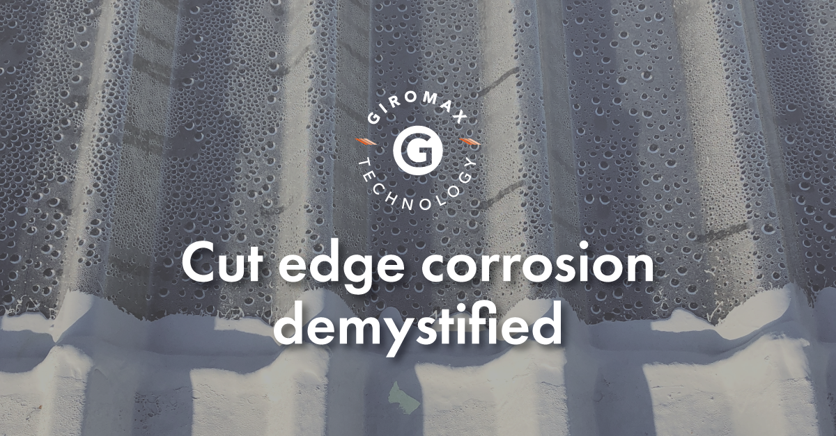 Banner that says "cut edge corrosion demystified"
